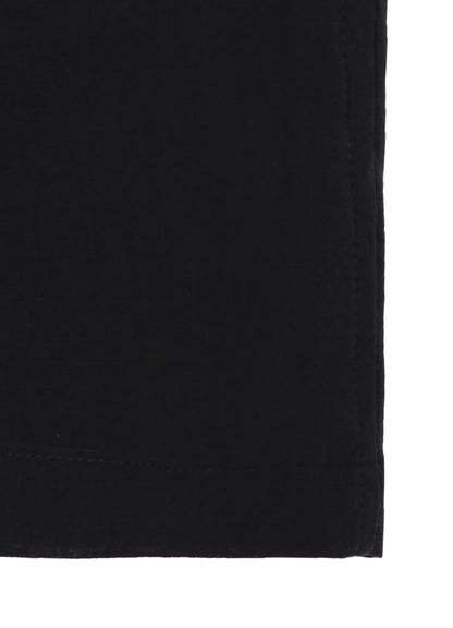 CELLLOSE LAWN BACK OPEN GATHER SLEEVE BLOUSE