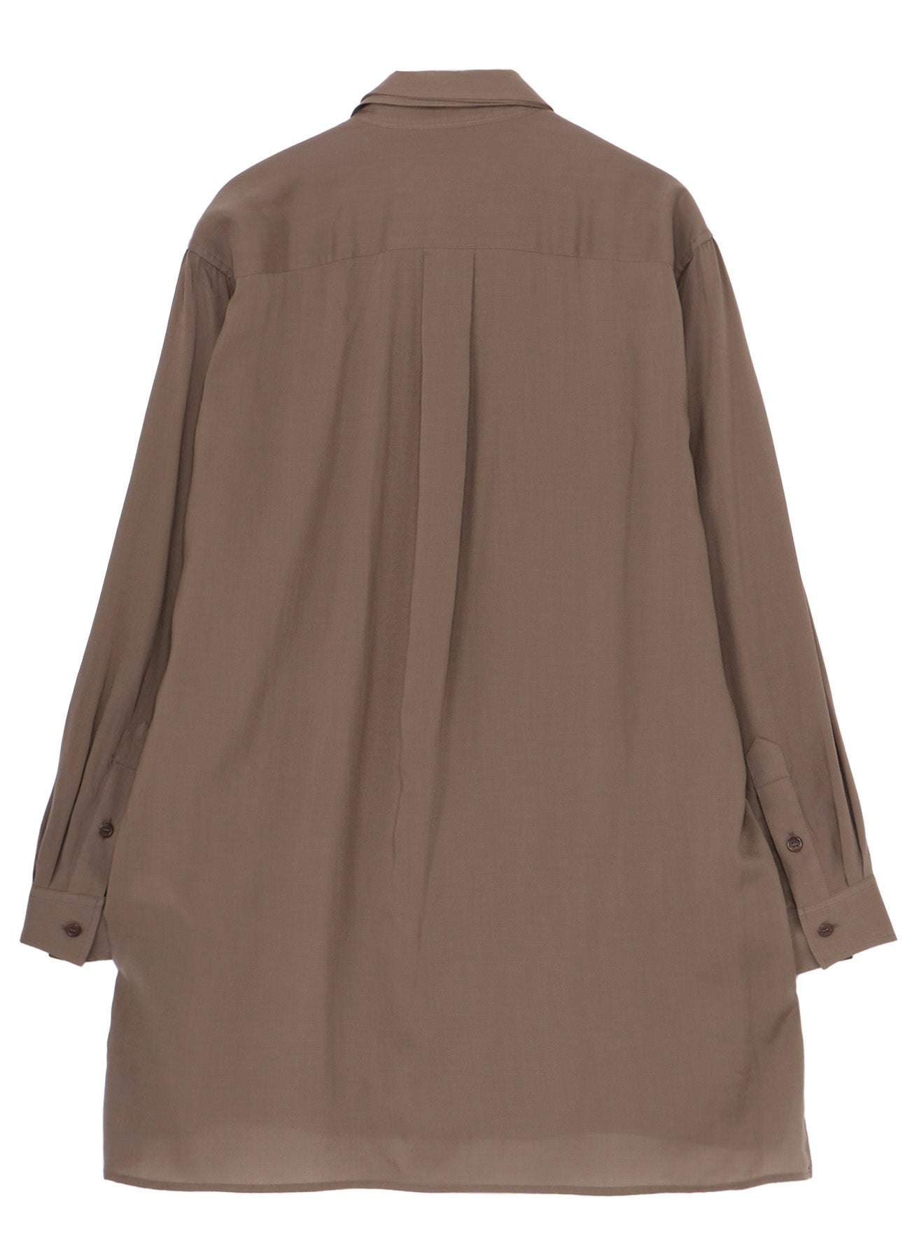 CELLLOSE LAWN 3COLLAR SLEEVE GATHER BLOUSE