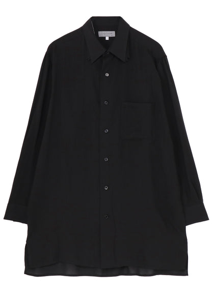 CELLLOSE LAWN 3COLLAR SLEEVE GATHER BLOUSE