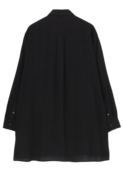 CELLLOSE LAWN 3COLLAR SLEEVE GATHER BLOUSE