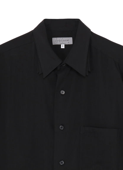 CELLLOSE LAWN 3COLLAR SLEEVE GATHER BLOUSE