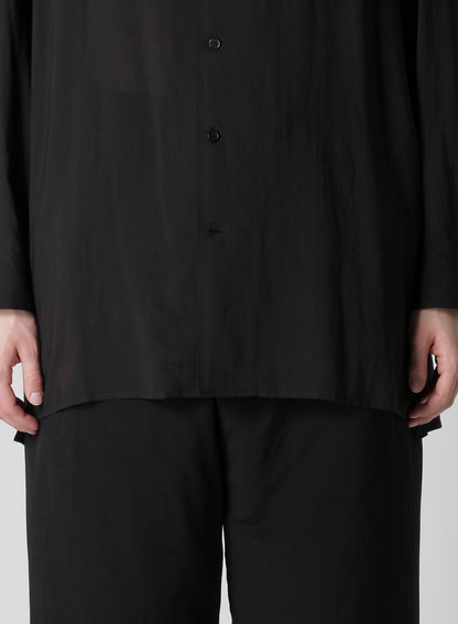 CELLLOSE LAWN 3COLLAR SLEEVE GATHER BLOUSE