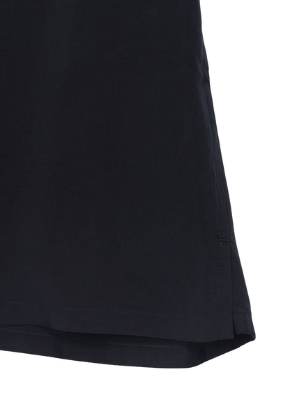 Cu TAFFETA OPEN COLLAR SHOULDER PL BLOUSE