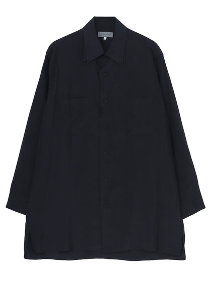 Cu TAFFETA 2 COLLAR BIG STANDARD SHIRT