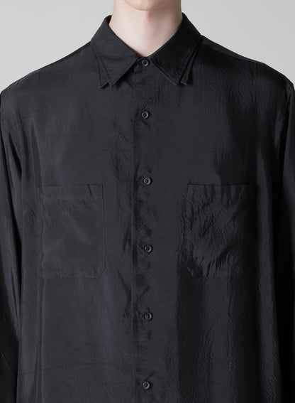 Cu TAFFETA 2 COLLAR BIG STANDARD SHIRT