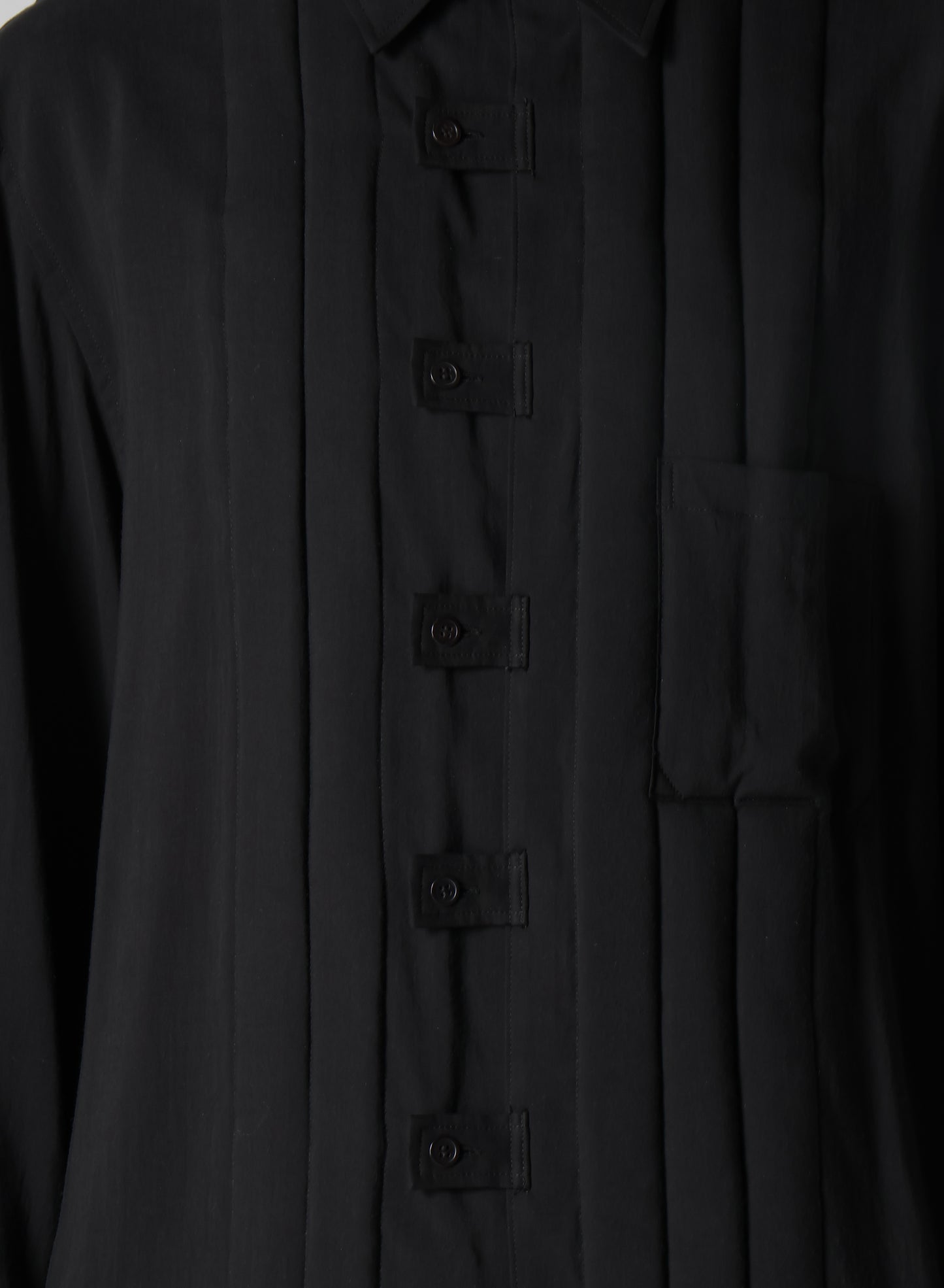CELLULOSE LAWN TAB PADDED BLOUSE