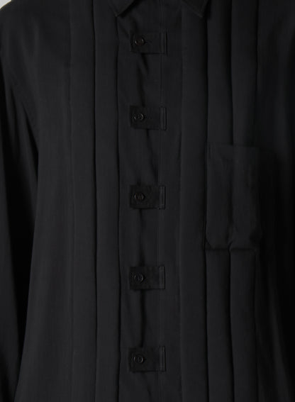 CELLULOSE LAWN TAB PADDED BLOUSE