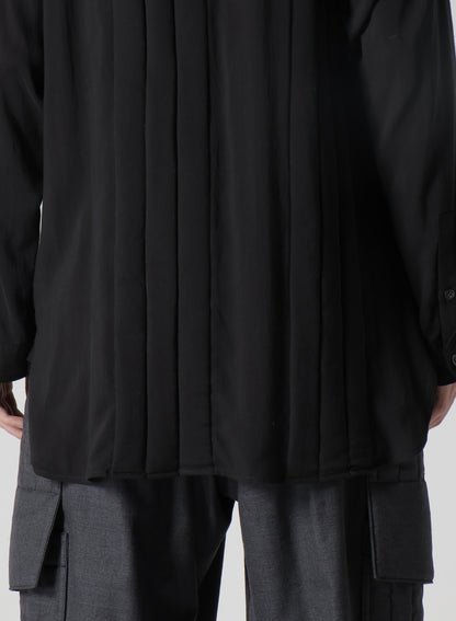 CELLULOSE LAWN TAB PADDED BLOUSE