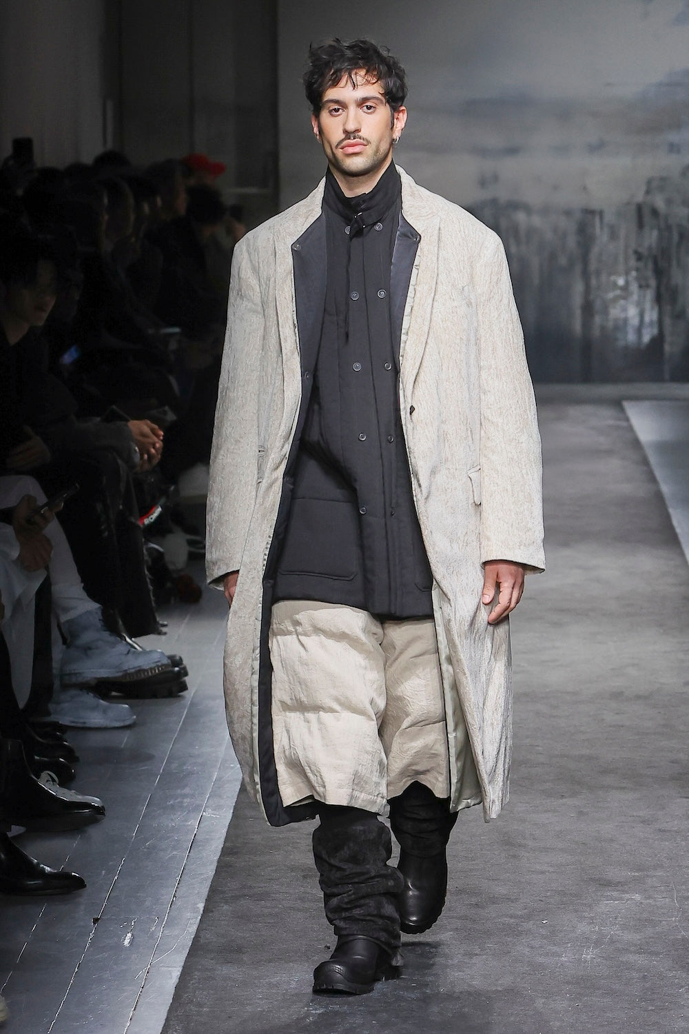CELLULOSE LAWN DOUBLE FRONT PADDED BLOUSE – THE SHOP YOHJI YAMAMOTO