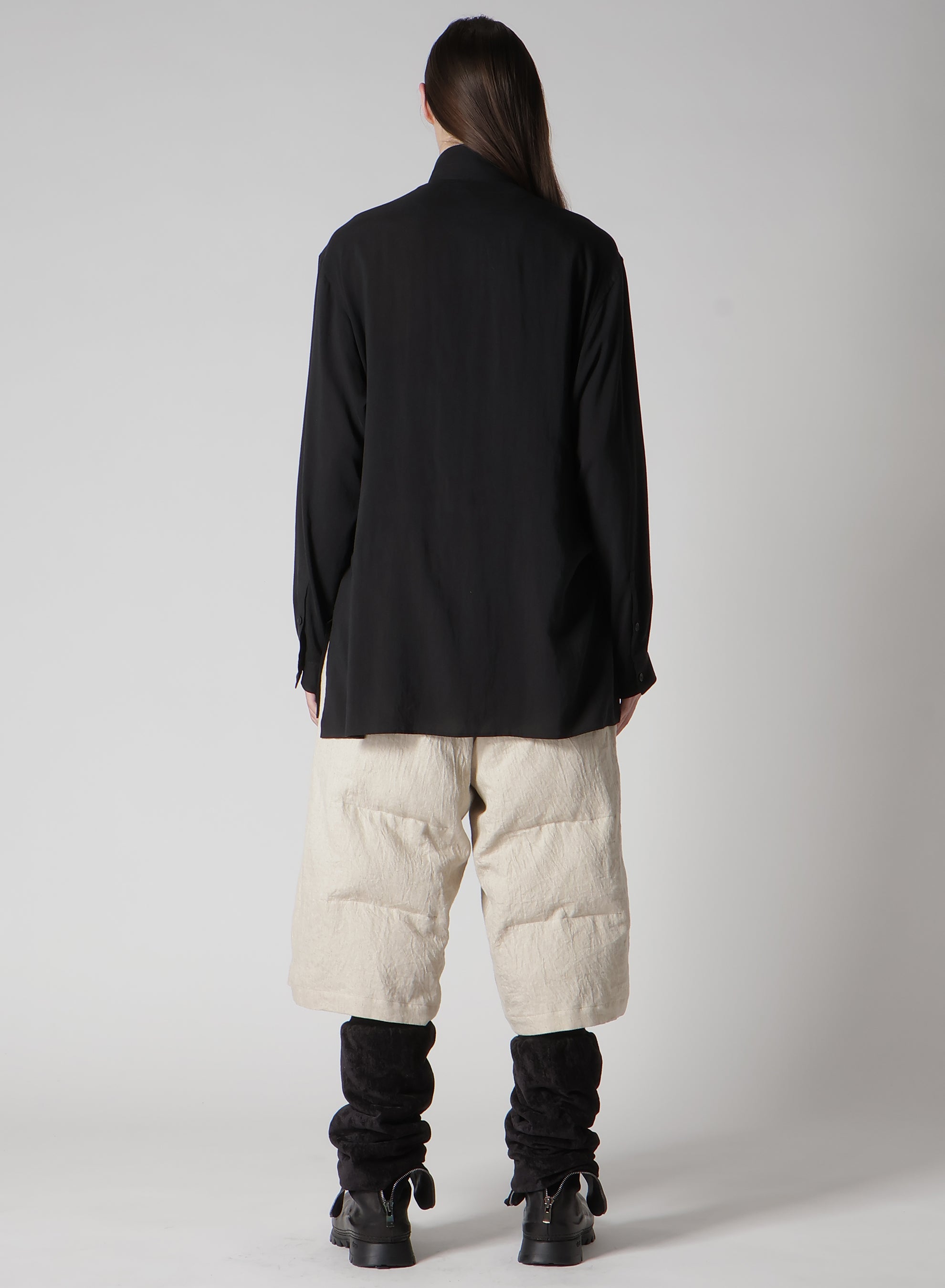 CELLULOSE LAWN DOUBLE FRONT PADDED BLOUSE – THE SHOP YOHJI YAMAMOTO