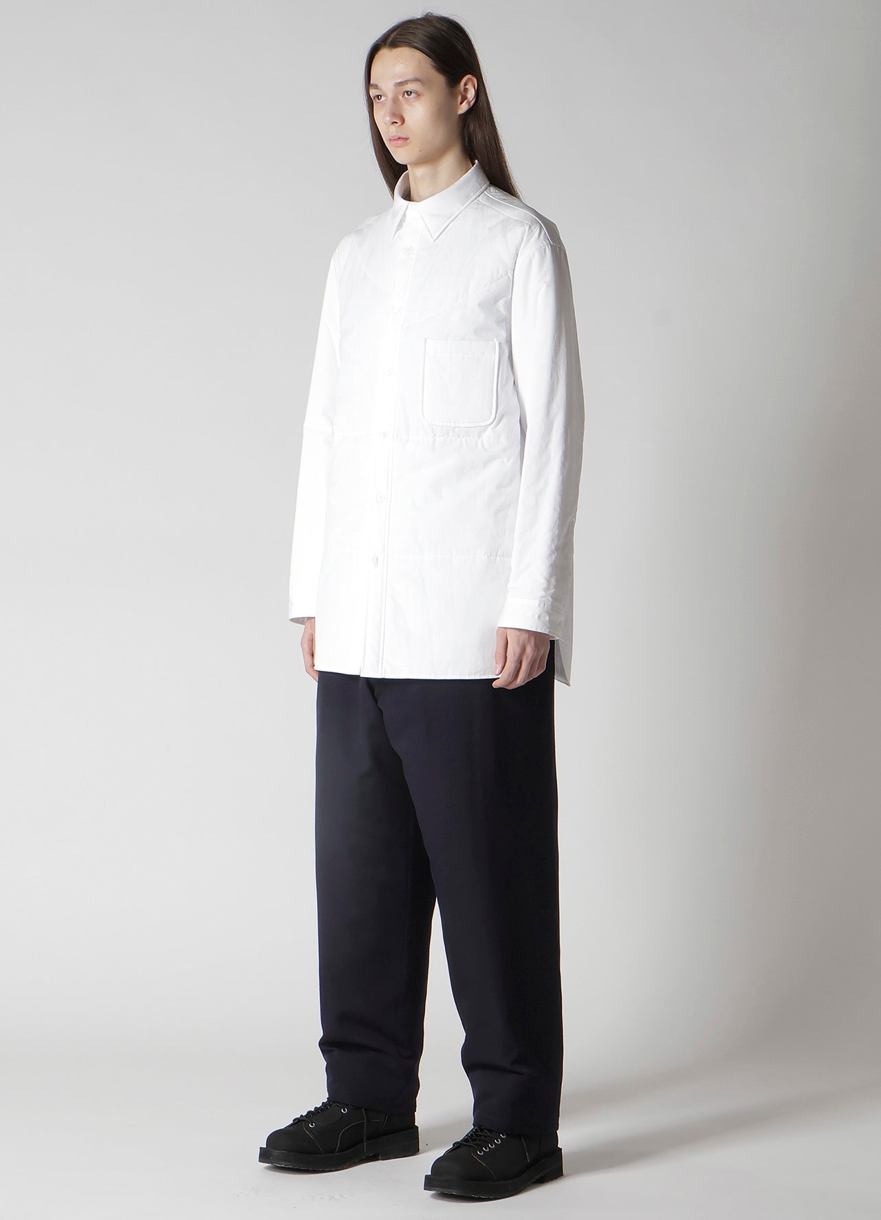 100/2 BROAD RANDOM PANEL PADDED BLOUSE