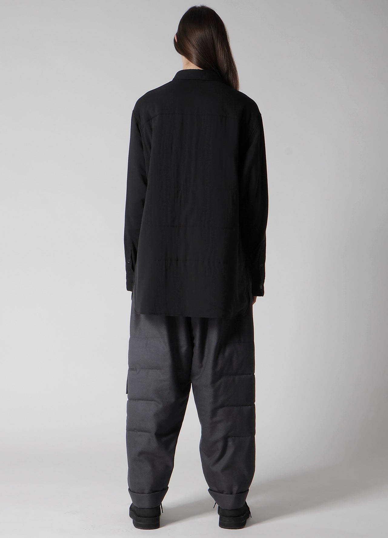 CELLULOSE LAWN PK DETAIL PADDED BLOUSE