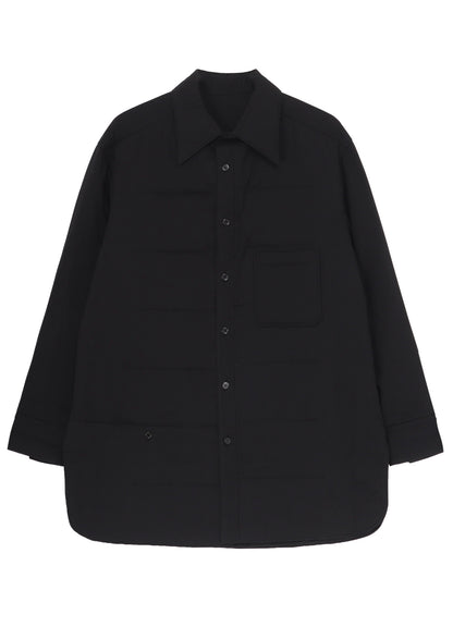 CELLULOSE LAWN PK DETAIL PADDED BLOUSE