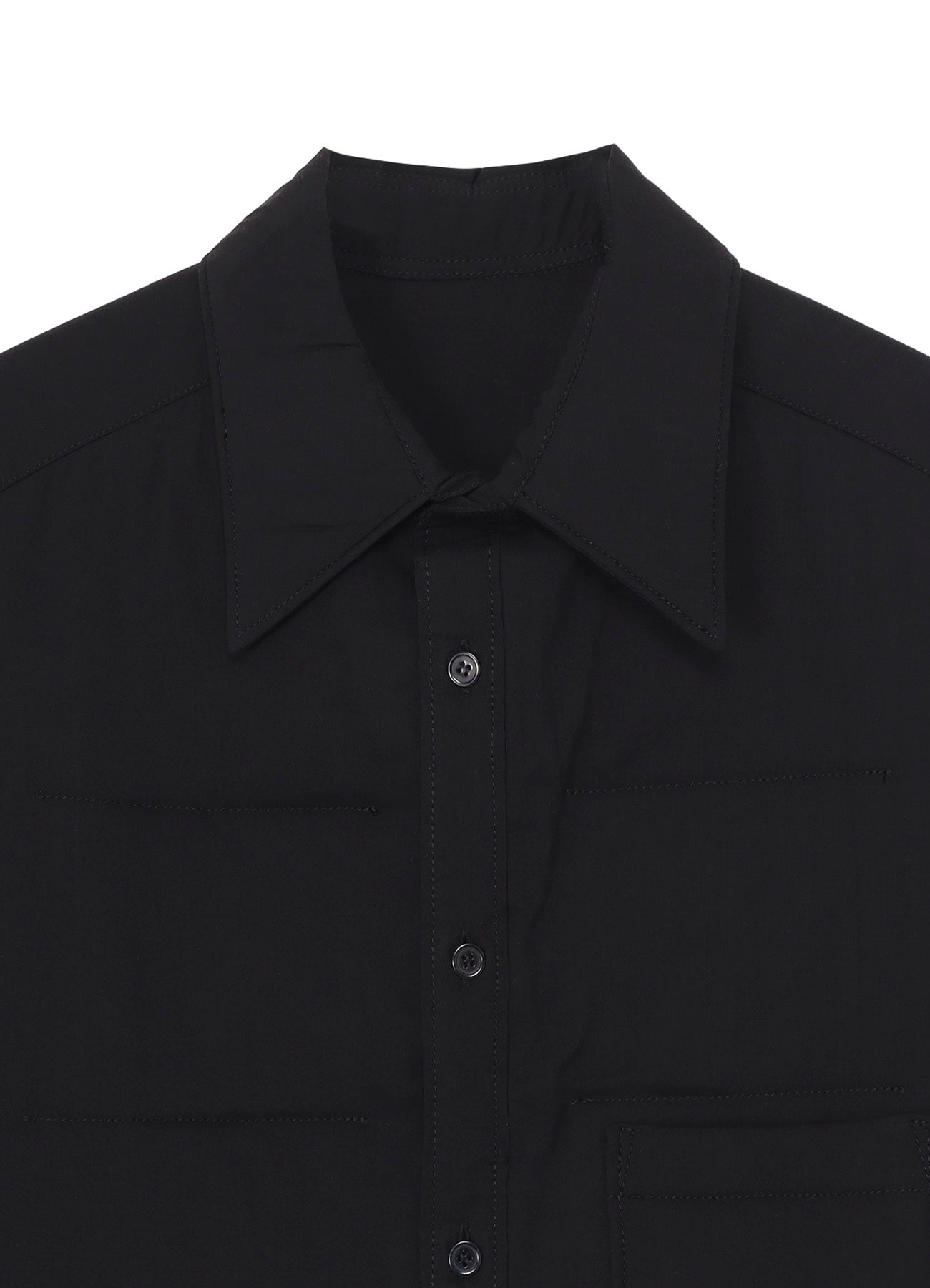 CELLULOSE LAWN PK DETAIL PADDED BLOUSE