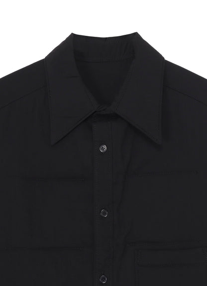 CELLULOSE LAWN PK DETAIL PADDED BLOUSE