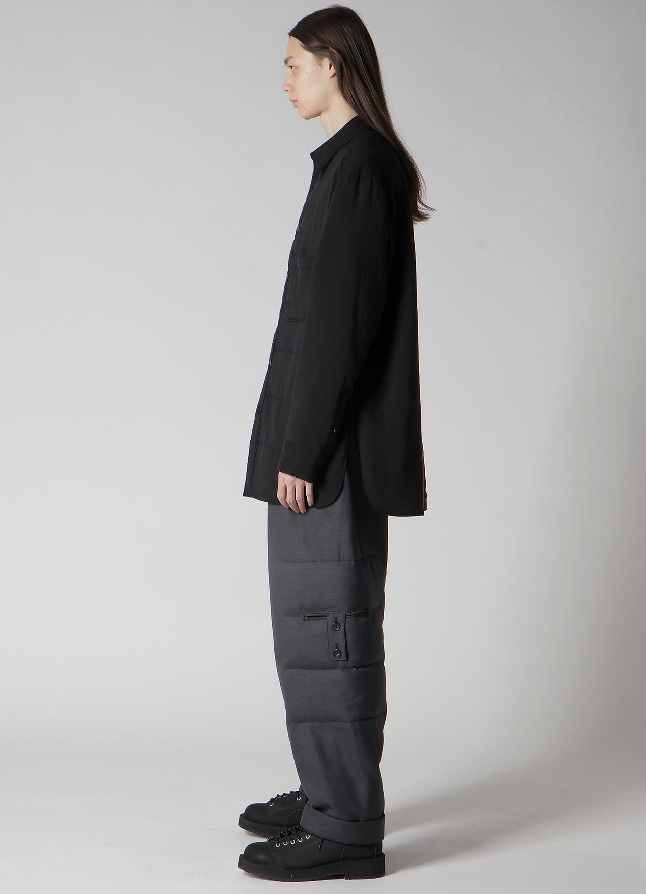 CELLULOSE LAWN PK DETAIL PADDED BLOUSE