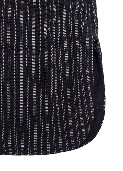 KHADI COTTON TAB COLLAR PADDED BLOUSE