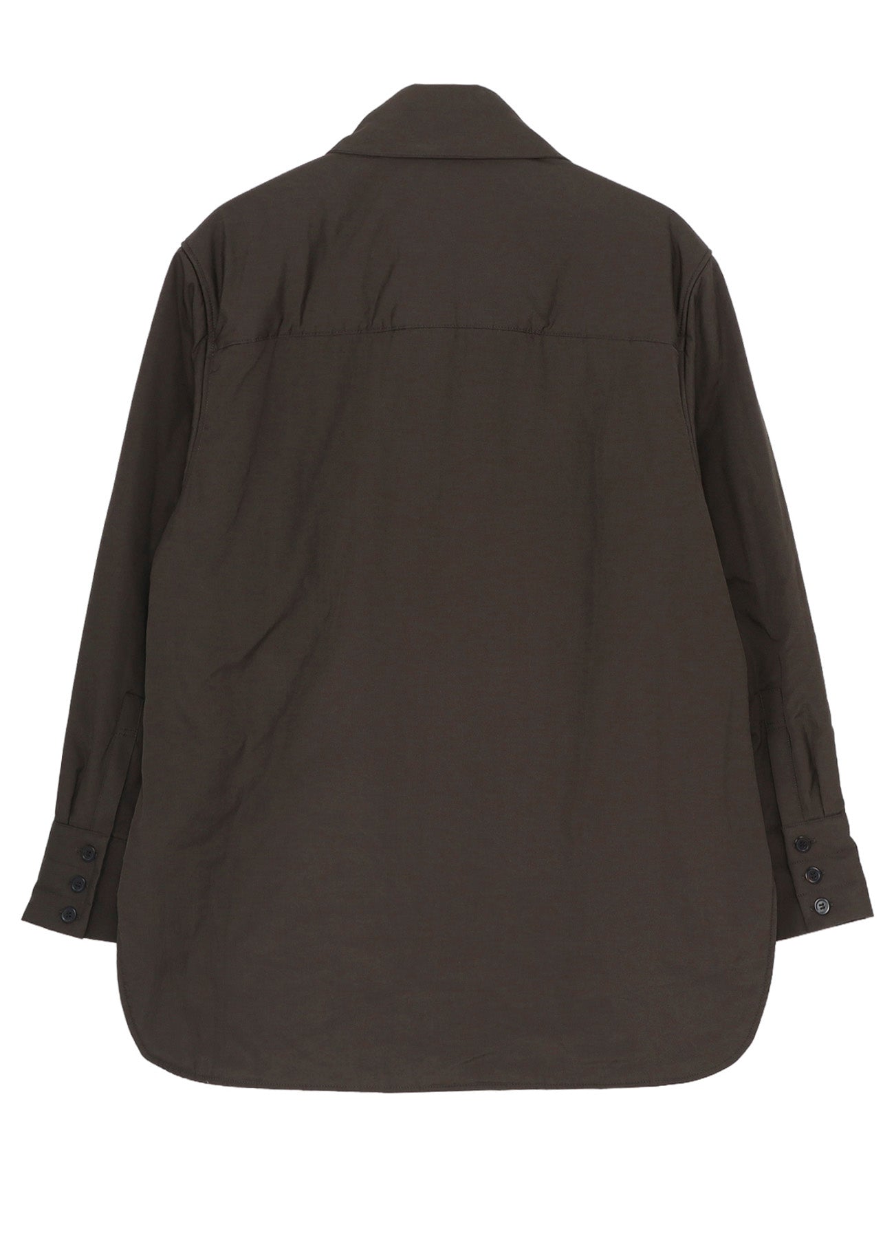 GRAY BROAD STOLE DETAIL PADDED BLOUSE