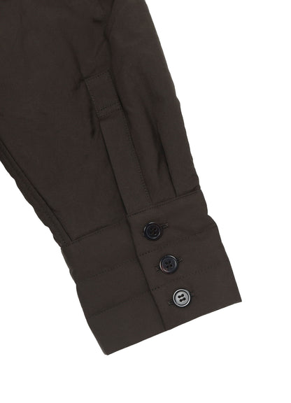 GRAY BROAD STOLE DETAIL PADDED BLOUSE