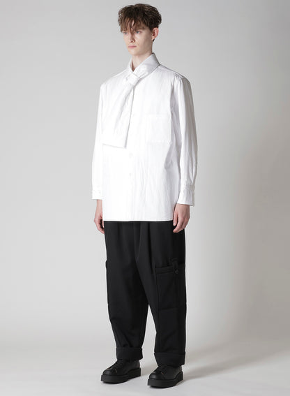 100/2 BROAD STOLE DETAIL PADDED BLOUSE
