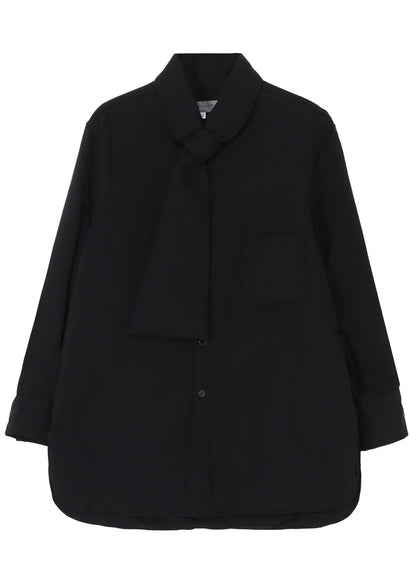 CELLULOSE LAWN STOLE DETAIL PADDED BLOUSE