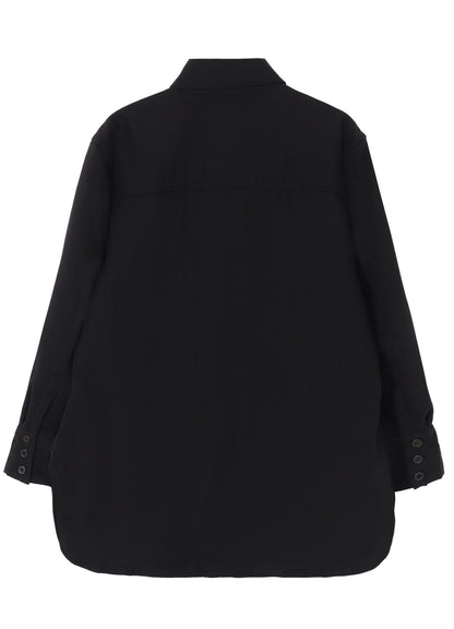 CELLULOSE LAWN STOLE DETAIL PADDED BLOUSE