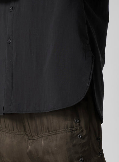 CELLULOSE LAWN STOLE DETAIL PADDED BLOUSE