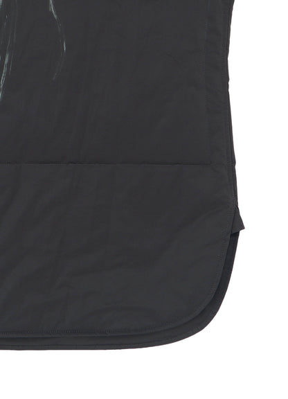 Y MESSAGE PRINTED PADDED BLOUSE