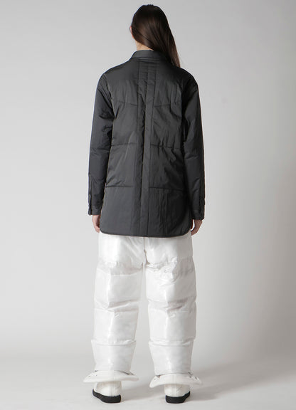 Y MESSAGE PRINTED PADDED BLOUSE