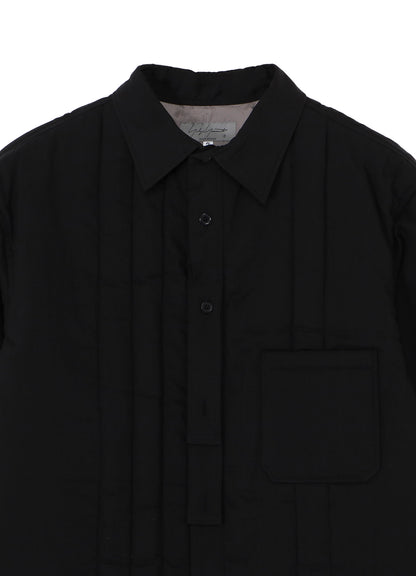 CELLULOSE LAWN DOUBLE PLACKET PADDED BLOUSE