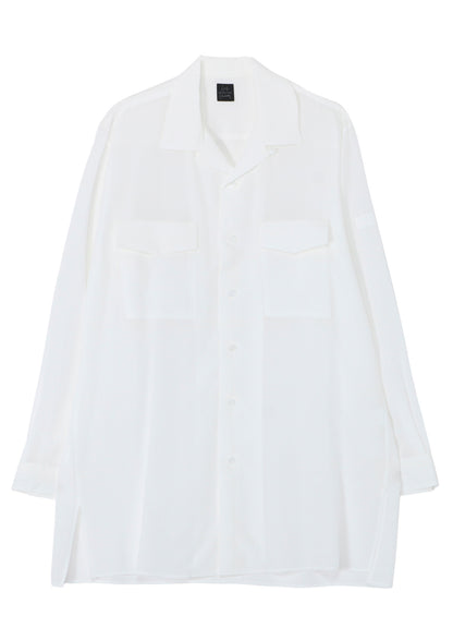 SUIT POPLIN CDH OPEN COLLAR SHIRT