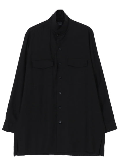 SUIT POPLIN CDH OPEN COLLAR SHIRT