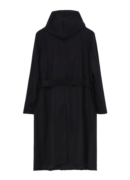 W/Ca BEAVER HOODED COAT