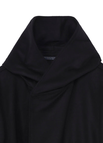 W/Ca BEAVER HOODED COAT