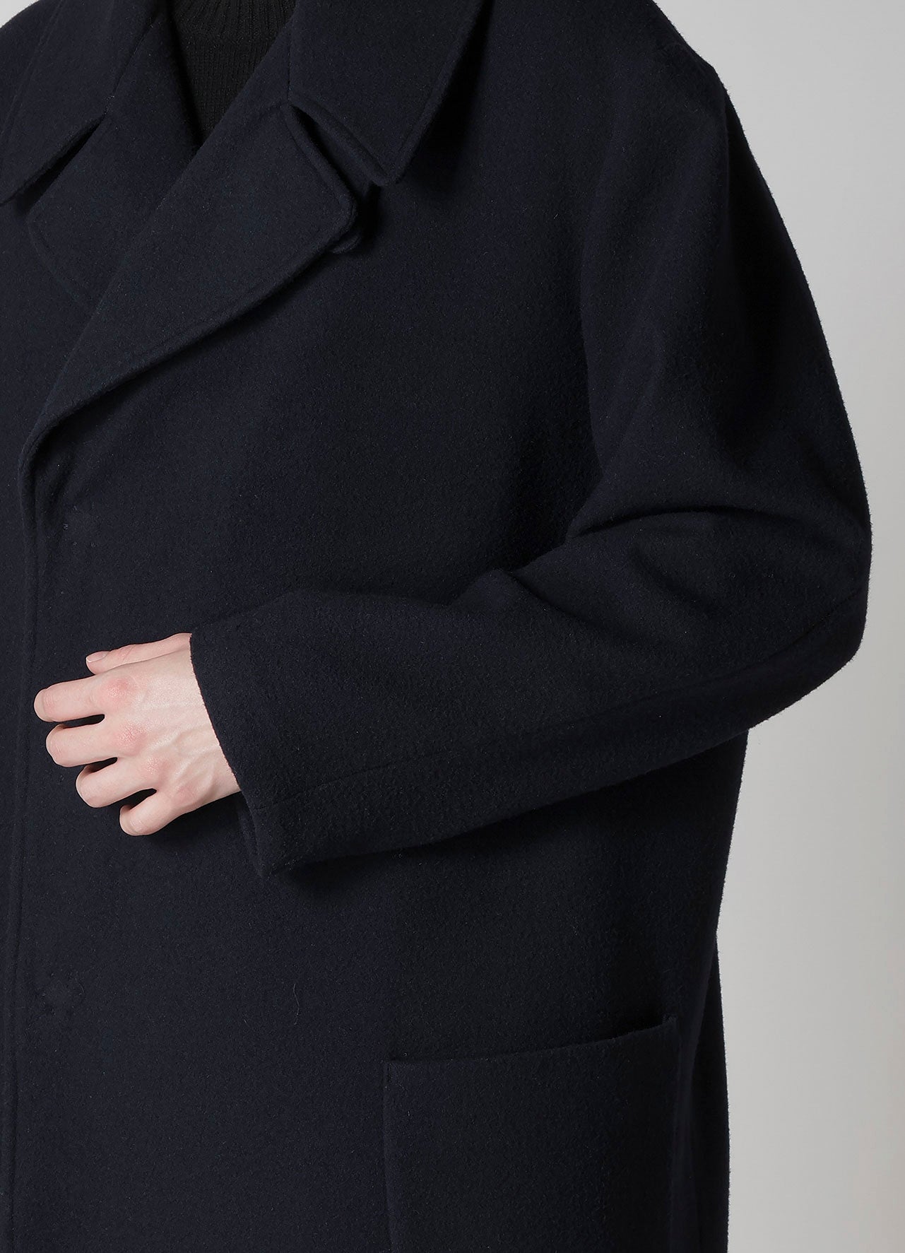 AIRY MOSSER SNAP BUTTON LONG COAT