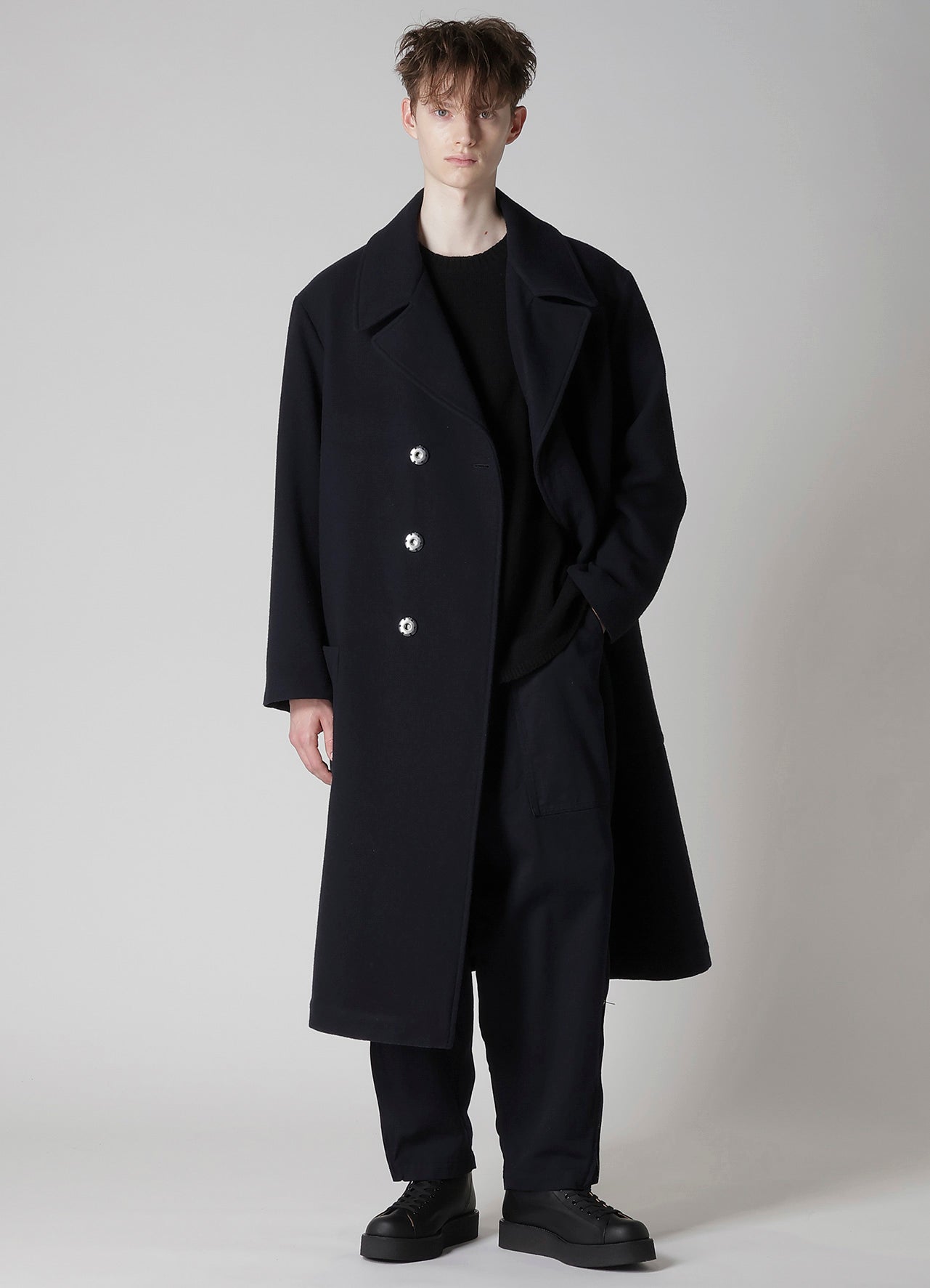 AIRY MOSSER SNAP BUTTON LONG COAT