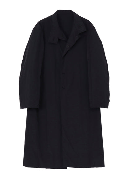 RE NYLON TUSSER PADDED STAND COLLAR COAT