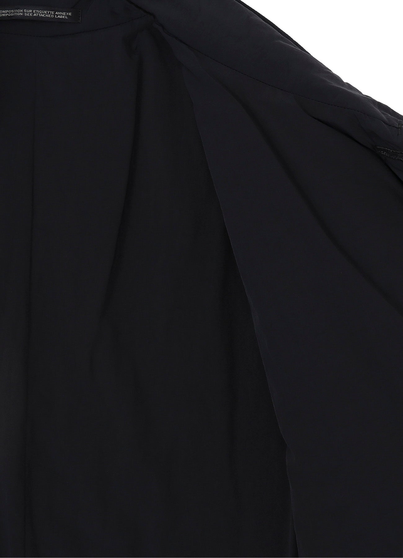 RE NYLON TUSSER PADDED STAND COLLAR COAT