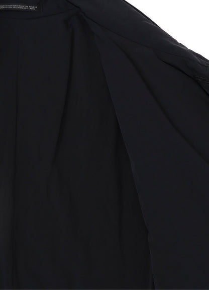 RE NYLON TUSSER PADDED STAND COLLAR COAT