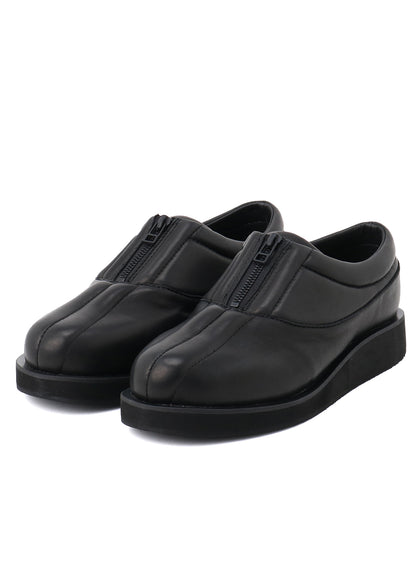 SOFT SHEEP LEATHER FRONT FASTENER SHOES