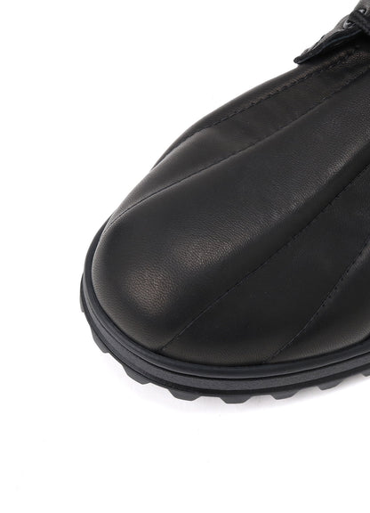 SOFT SHEEP SKIN/VELOUR MILITARY BOOTS