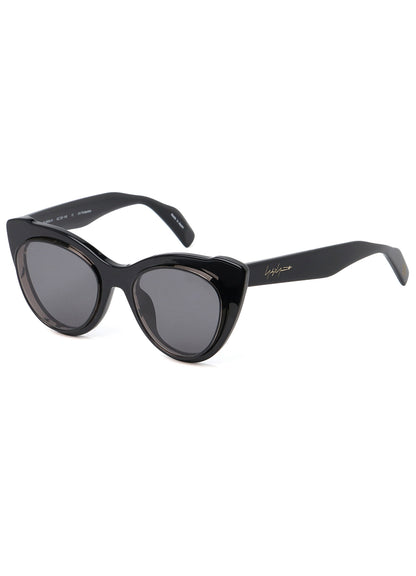 TITANIUM/ACETATE SUNGLASSES B