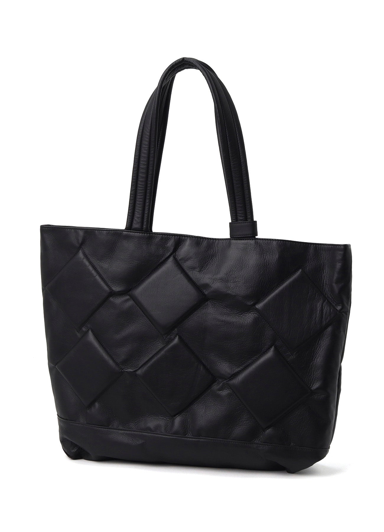 GARMENT LEATHER PADDED TOTE BAG