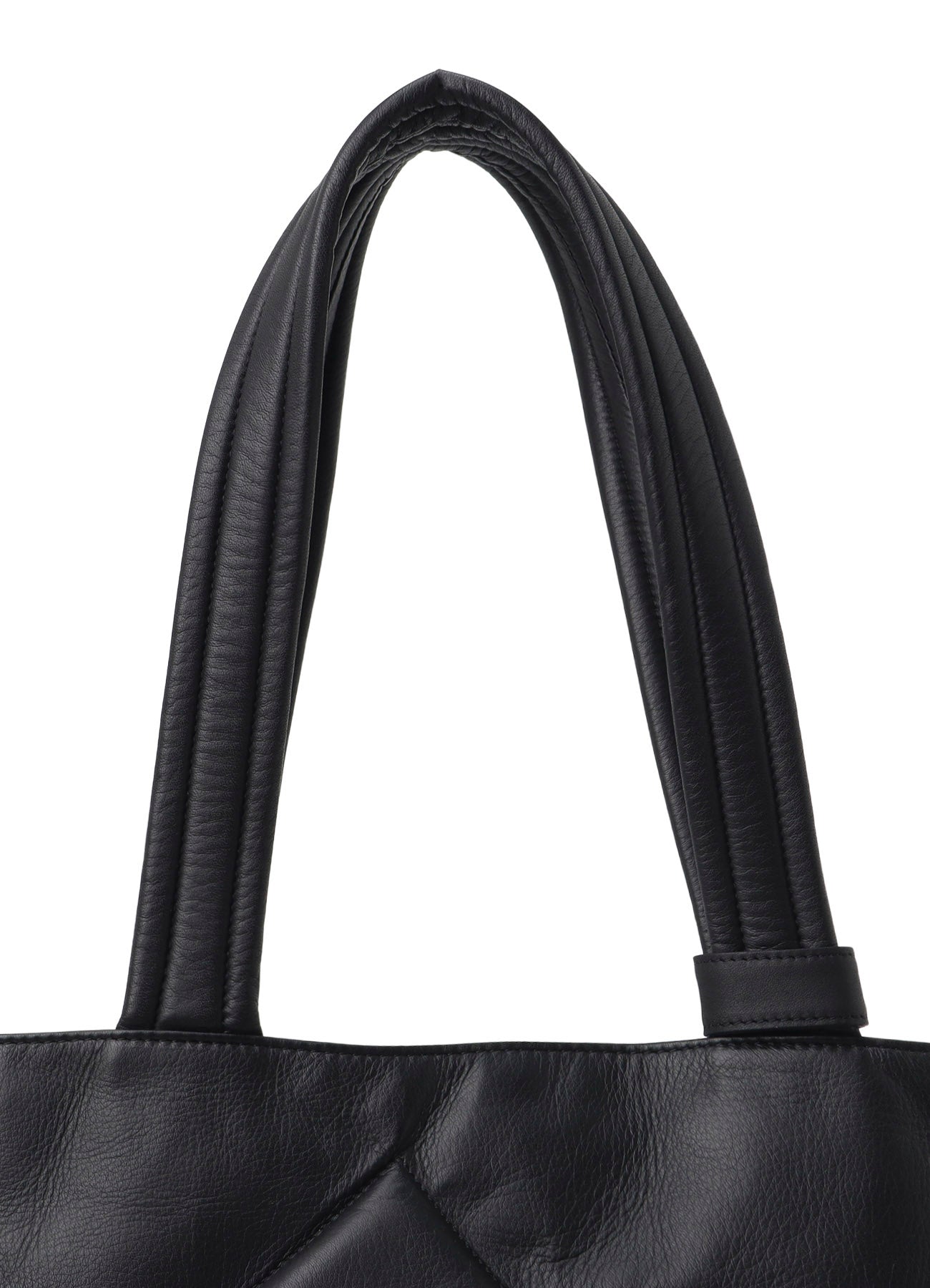 GARMENT LEATHER PADDED TOTE BAG