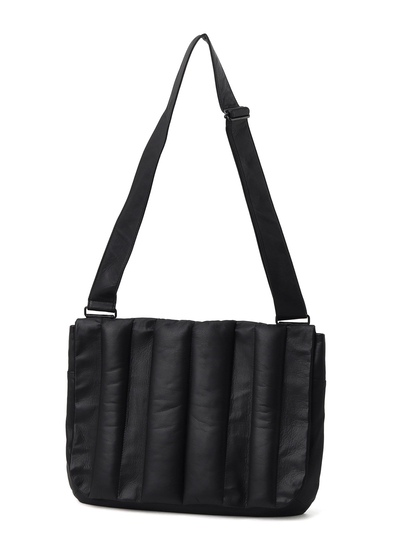 GARMENT LEATHER PADDED SHOULDER BAG