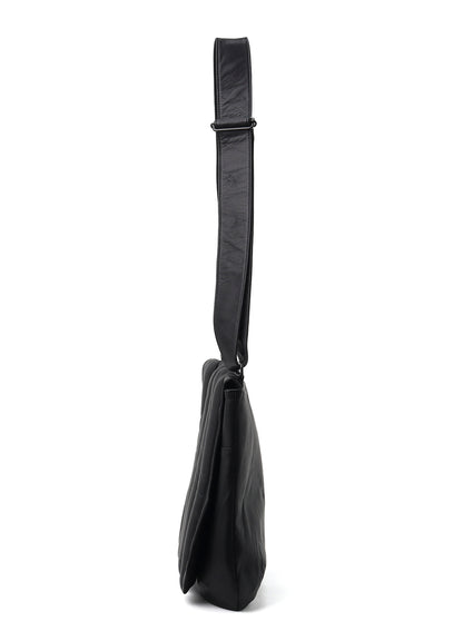 GARMENT LEATHER PADDED SHOULDER BAG