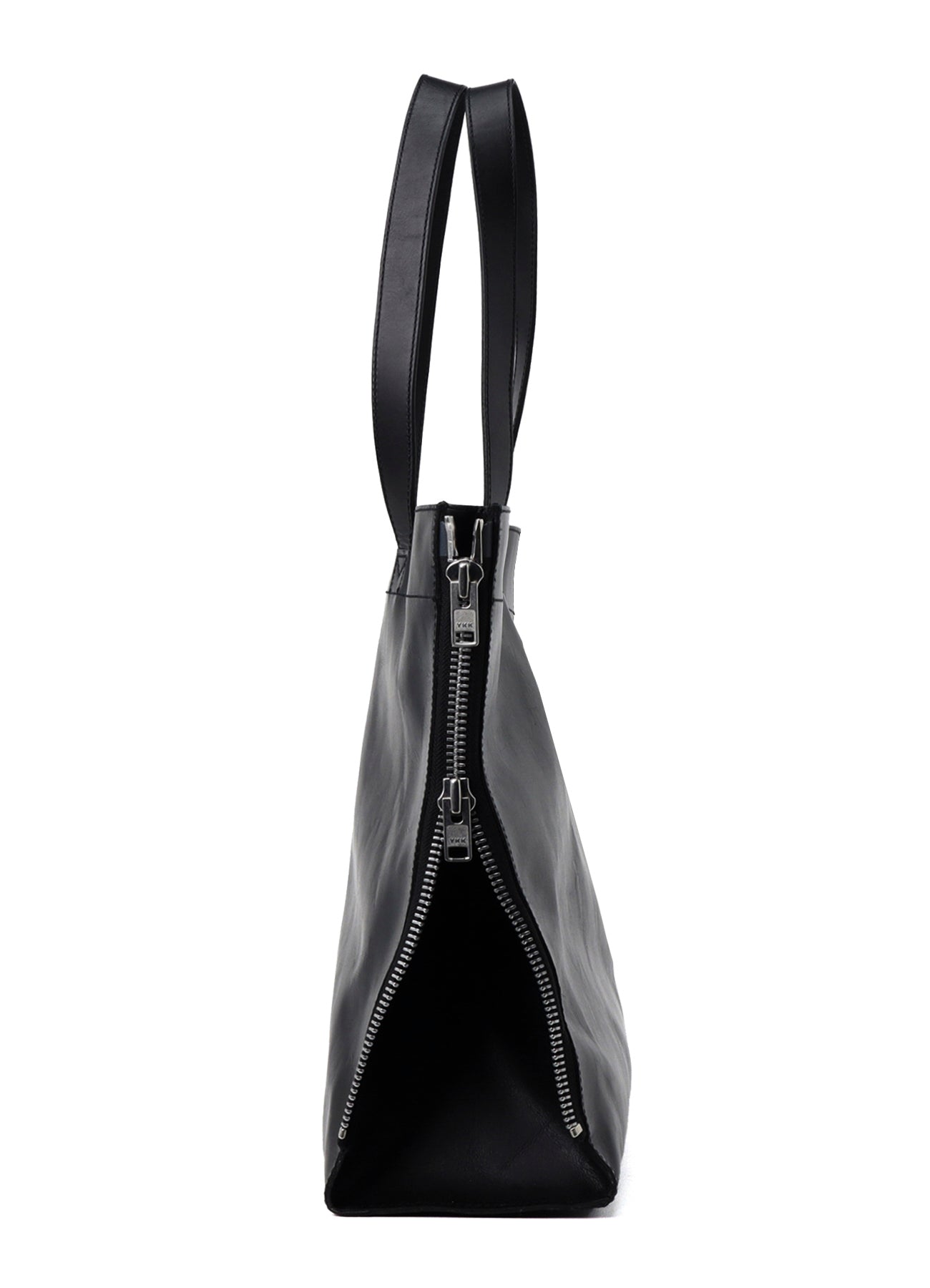 PULL UP LEATHER TOTE BAG