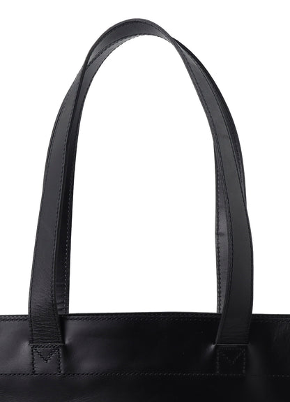 PULL UP LEATHER TOTE BAG