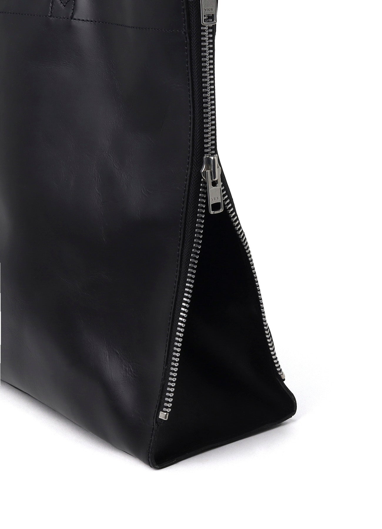 PULL UP LEATHER TOTE BAG