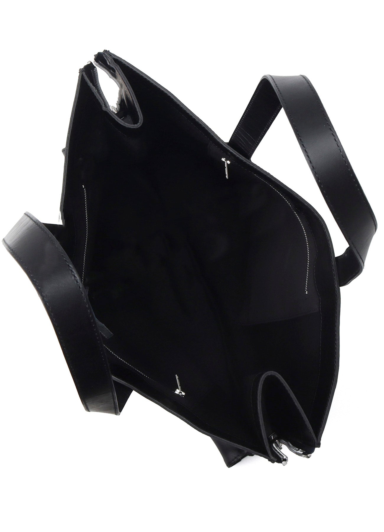 PULL UP LEATHER TOTE BAG